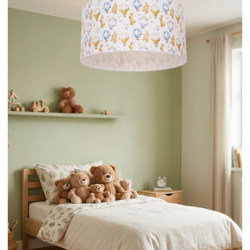 Loftlampe til børneværelset KIDS ROOM 1xE27/60W/230V Ø 40 cm, med ballonmotiv