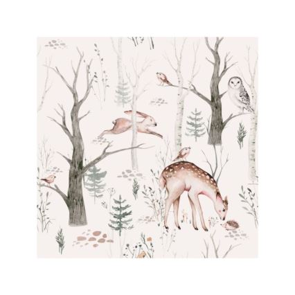 Loftlampe til børneværelset KIDS ROOM 1xE27/60W/230V Ø 40 cm med søde dyrefigurer