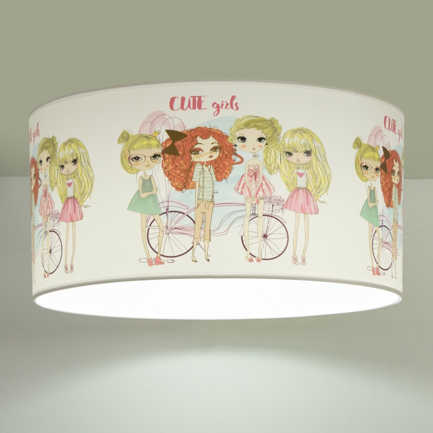Loftlampe til piger GIRLS VIBES 1xE27/60W/230V pr. 40 cm
