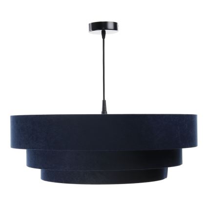 Loftlampe på ledning TRINITI 1xE27/60W/230V blå/guld