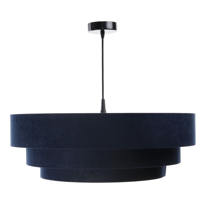Loftlampe på ledning TRINITI 1xE27/60W/230V blå/guld