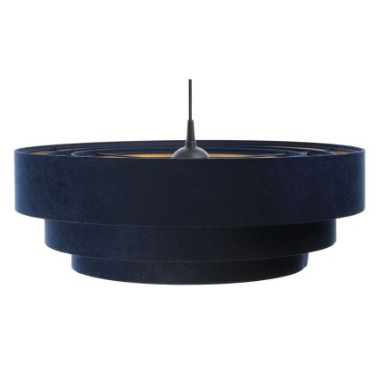 Loftlampe på ledning TRINITI 1xE27/60W/230V blå/guld