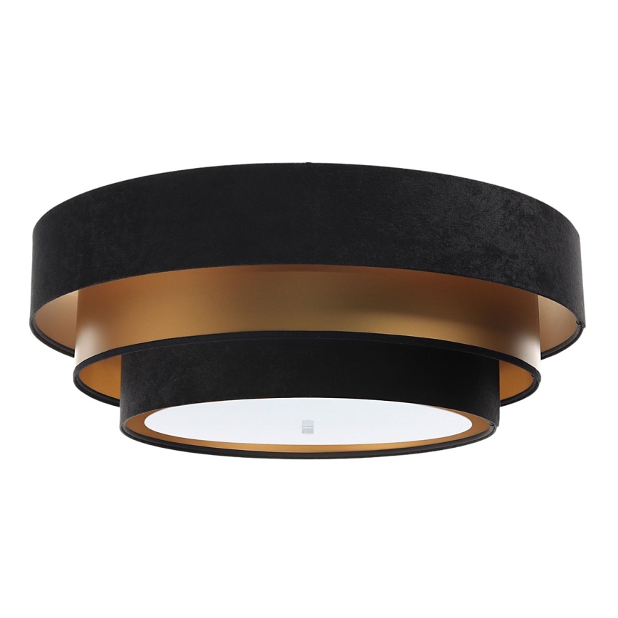 Loftlampe TRINITI 2xE27/60W/230V sort/guld