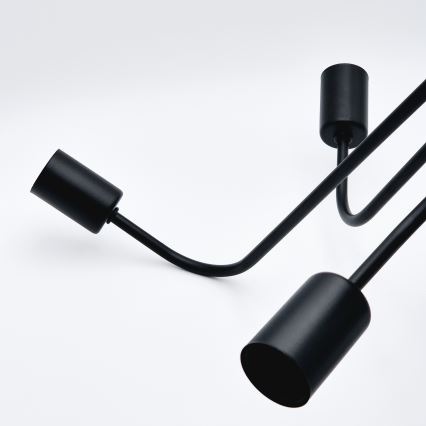 Loftlampe TRINITY 5xE27/15W/230V sort