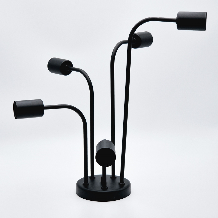 Loftlampe TRINITY 5xE27/15W/230V sort
