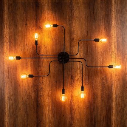 Loftlampe TRUVA 8xE27/40W/230V