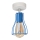 Loftlampe TUBE II 1xE27/15W/230V blå
