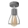 Loftlampe TUBE II 1xE27/15W/230V grå