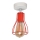 Loftlampe TUBE II 1xE27/15W/230V rød