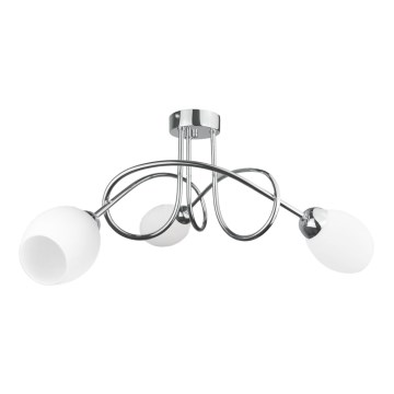 Loftlampe TWIST WHITE 3xE14/40W/230V