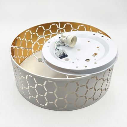 Loftlampe ULLE 1xE27/15W/230V Ø 35 cm hvid