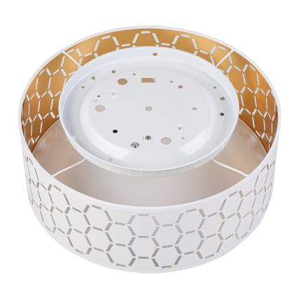 Loftlampe ULLE 1xE27/15W/230V Ø 35 cm hvid
