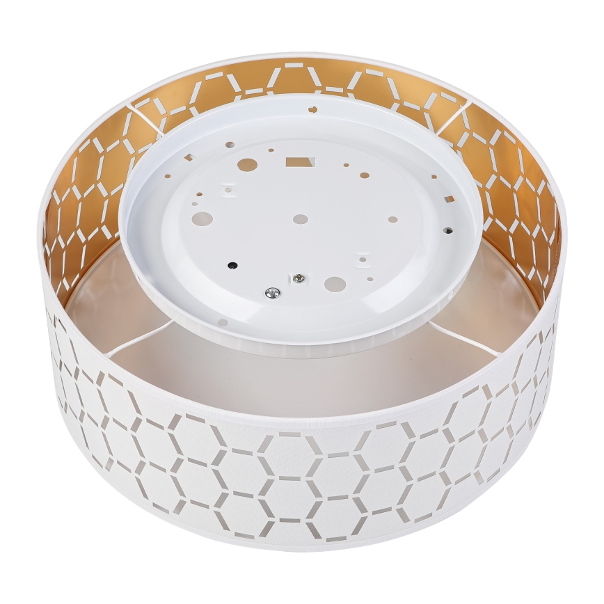 Loftlampe ULLE 1xE27/15W/230V Ø 35 cm hvid