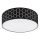 Loftlampe ULLE – 2 x E27, 15 W, 230 V, Ø 45 cm, sort