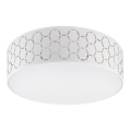 Loftlampe ULLE 2xE27/15W/230V Ø 45 cm hvid