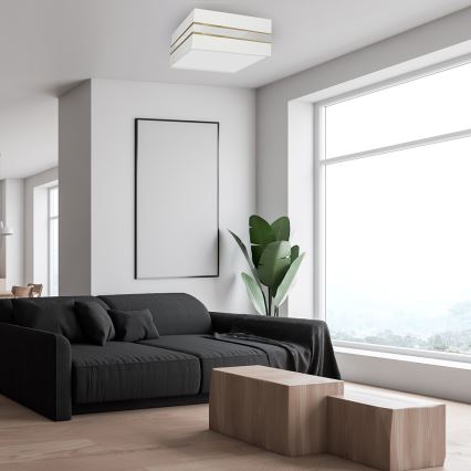 Loftlampe ULTIMO 2xE27/60W/230V hvid