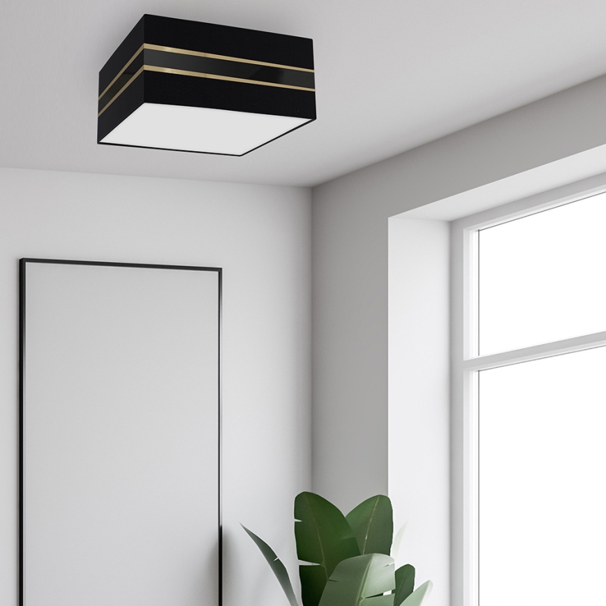 Loftlampe ULTIMO 3xE27/60W/230V sort