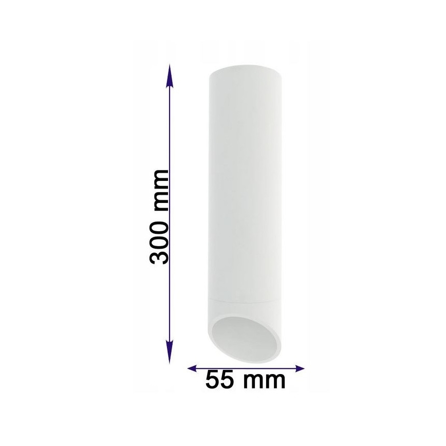 Loftlampe VALDA 1xGU10/60W/230V hvid