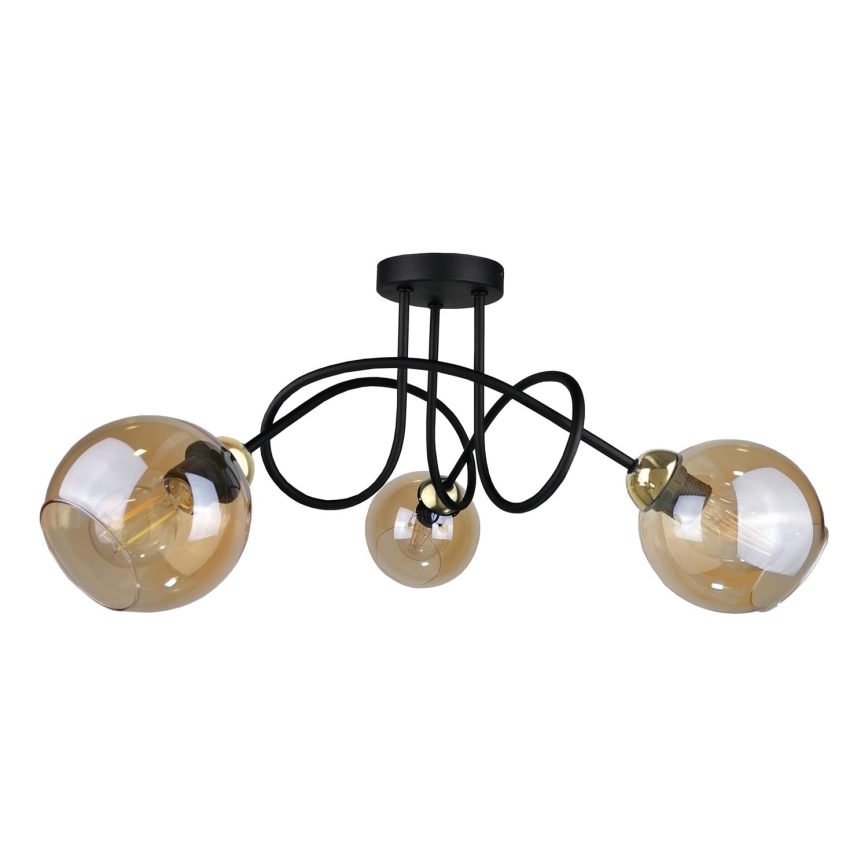 Loftlampe VENUS GOLD 3xE27/60W/230V