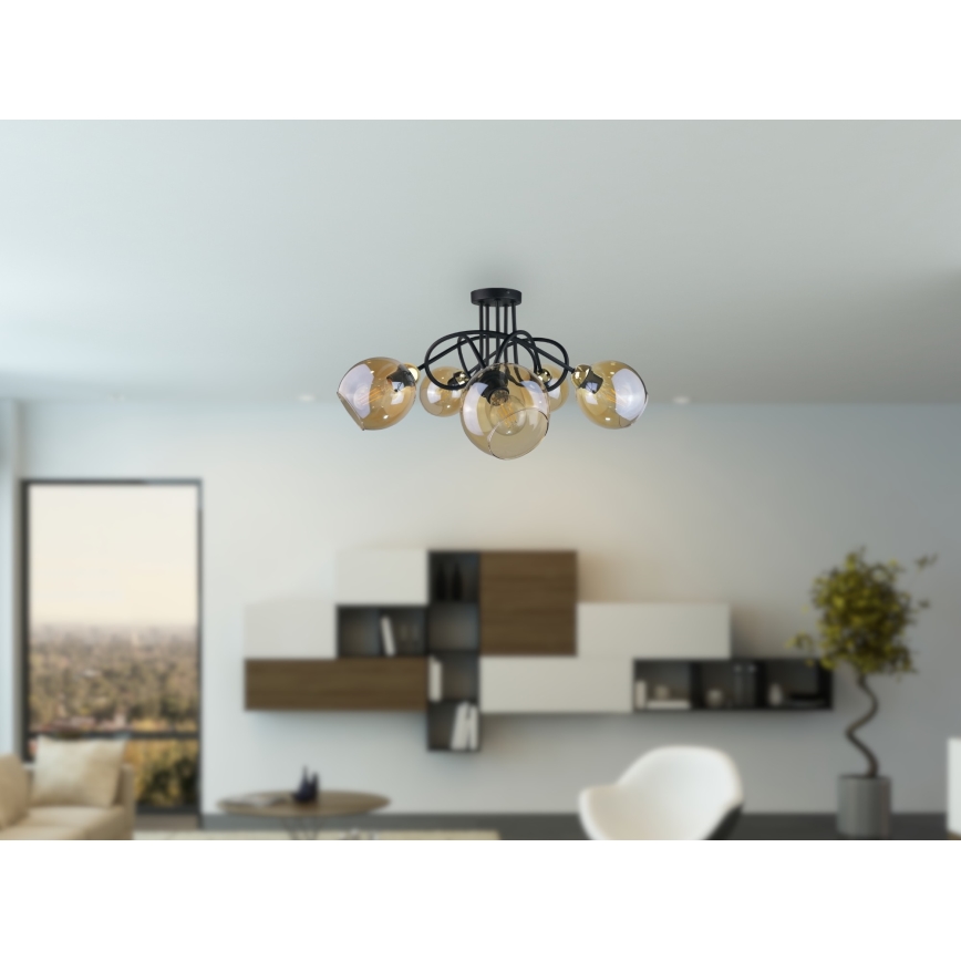 Loftlampe VENUS GOLD 5xE27/60W/230V