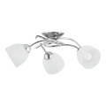Loftlampe VERWIL 3xE27/15W/230V skinnende krom