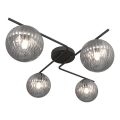 Loftlampe VESPA 4xE14/10W/230V sort/grå