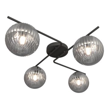 Loftlampe VESPA 4xE14/10W/230V sort/grå