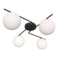 Loftlampe VESPA 4xE14/10W/230V sort/hvid