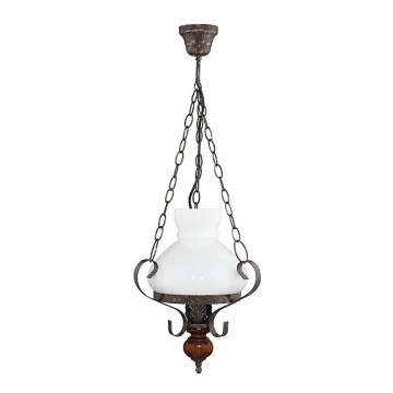 Loftlampe VICTORIA 1xE27/60W/230V gummitræ