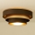 Loftlampe WENTA 1xE27/60W/230V Ø 50 cm brun/guld