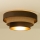 Loftlampe WENTA 1xE27/60W/230V Ø 50 cm brun/jute