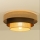 Loftlampe WENTA 1xE27/60W/230V Ø 50 cm jute/brun