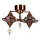 Loftlampe YENI 2xE27/40W/230V bronze