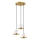 Loftlampe YILDO 3xE27/40W/230V hvid/guld
