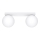 Loftlampe YOLI 2xG9/12W/230V hvid