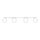 Loftlampe YOLI 4xG9/12W/230V hvid