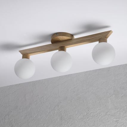 Loftmonteret lysekrone ANTONIO 3xG9/5W/230V eg/hvid