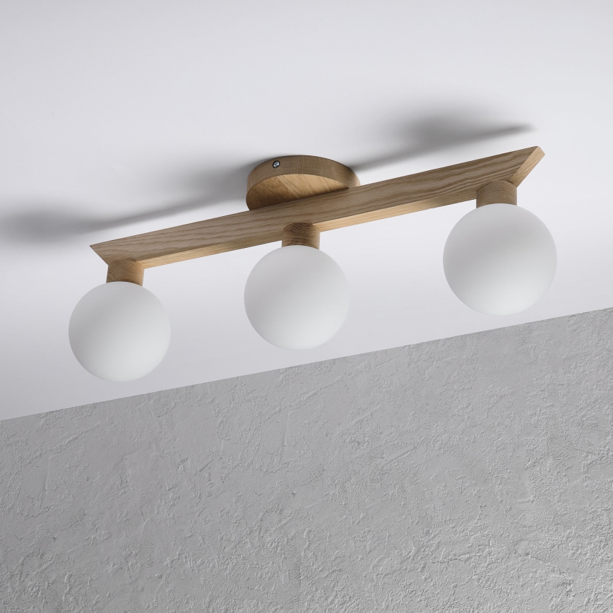 Loftmonteret lysekrone ANTONIO 3xG9/5W/230V eg/hvid