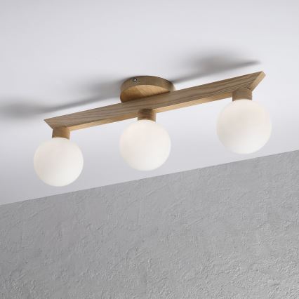 Loftmonteret lysekrone ANTONIO 3xG9/5W/230V eg/hvid