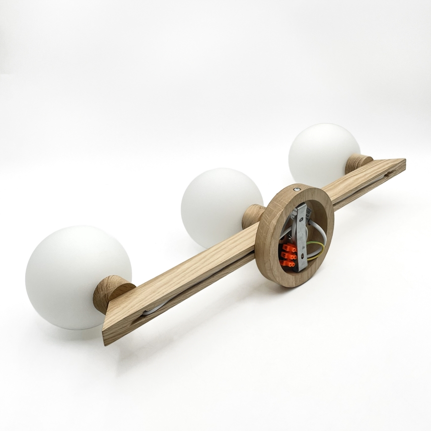 Loftmonteret lysekrone ANTONIO 3xG9/5W/230V eg/hvid