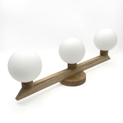 Loftmonteret lysekrone ANTONIO 3xG9/5W/230V eg/hvid