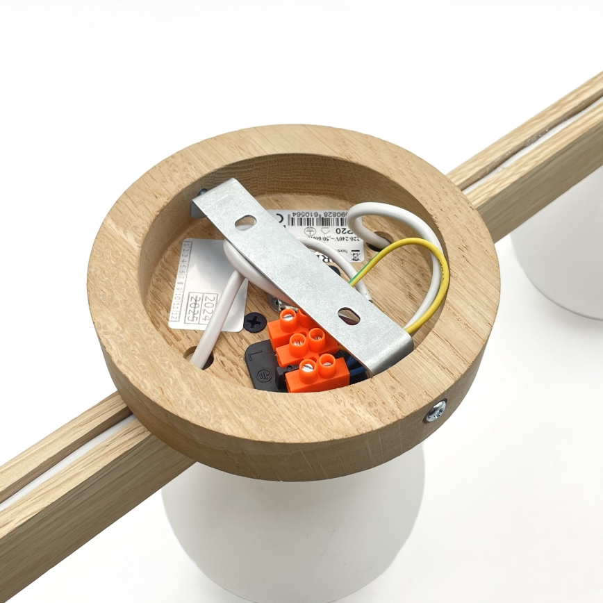 Loftmonteret lysekrone ANTONIO 3xG9/5W/230V eg/hvid