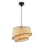 Loftpendel BARETTE 1xE27/60W/230V beige/sort