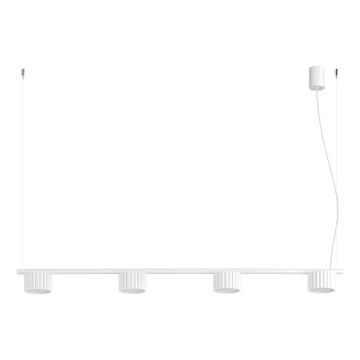 Loftpendel med kabel AURA 4xGX53/10W/230V hvid