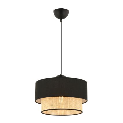 Loftpendel med kabel ECHO 1xE27/60W/230V sort/beige