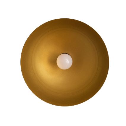 Loftpendel med kabel VESPER 1xE27/15W/230 Ø 30 cm sort/guld