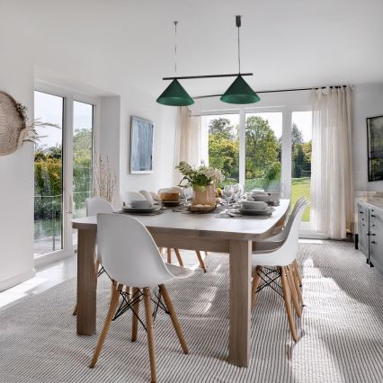 Loftpendel med ledning CAPITAL 2xGX53/15W/230V grøn