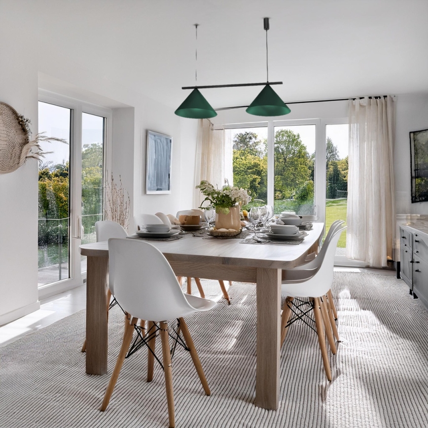 Loftpendel med ledning CAPITAL 2xGX53/15W/230V grøn