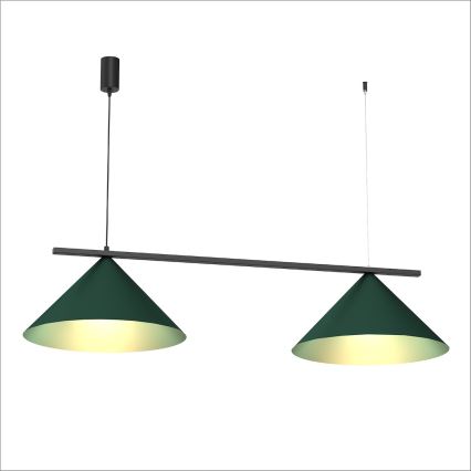 Loftpendel med ledning CAPITAL 2xGX53/15W/230V grøn