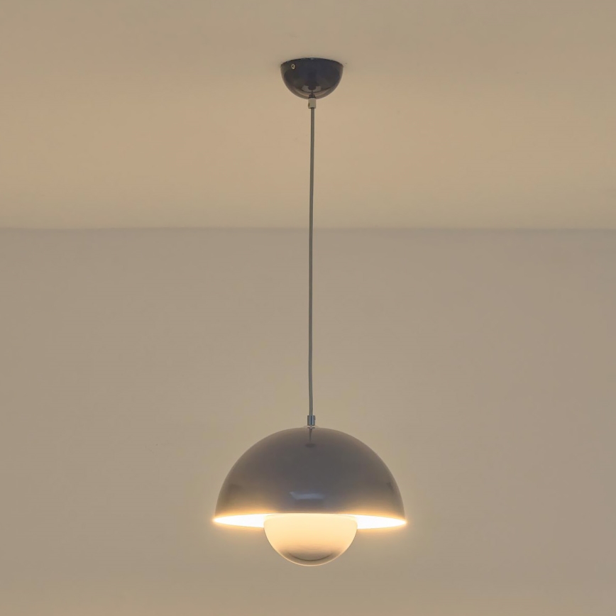 Loftpendel med ledning JARDEN 1xE27/15W/230V, grå